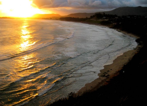 sunset Isolated and beautiful